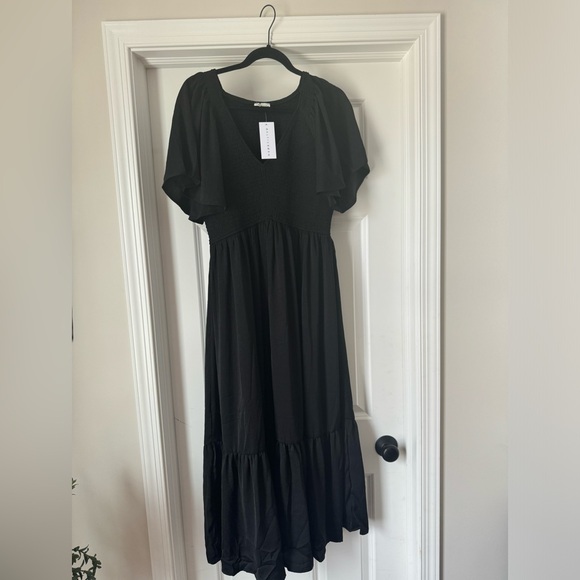 Baltic Born Lovell Smocked Midi Dress - Picture 2 of 3